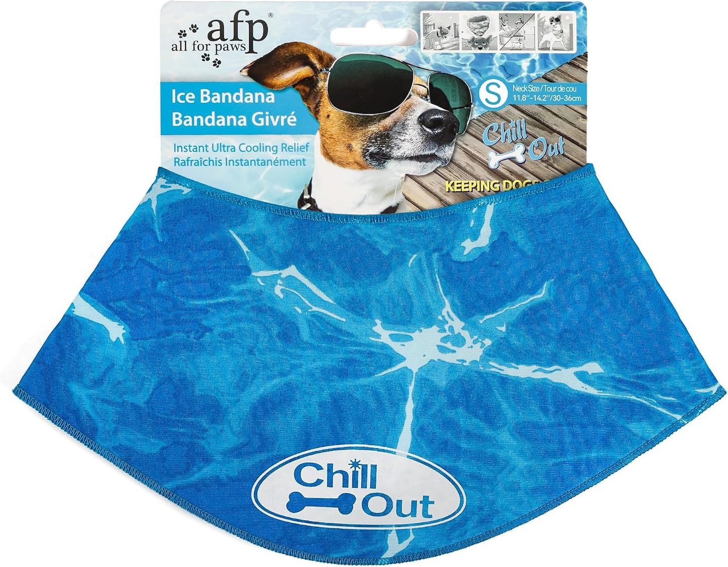 Dog Cooling Bandana – Reusable Cooling Neck Wrap