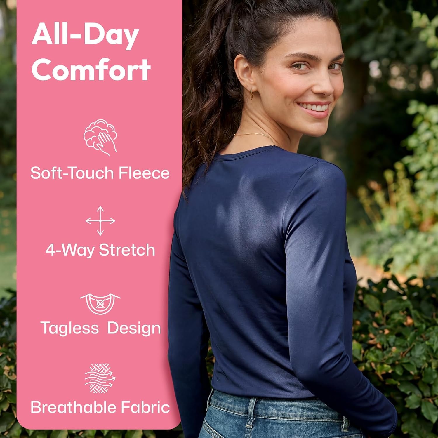 Women's Thermal Underwear Set – Fleece-Lined Long Johns Base Layer