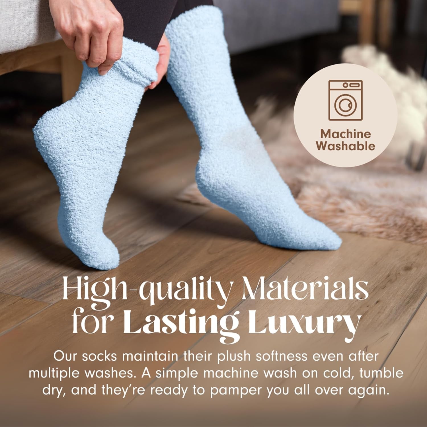 Warm & Cozy Ultra-Luxe Cloud Sock, Gift for Women & Men
