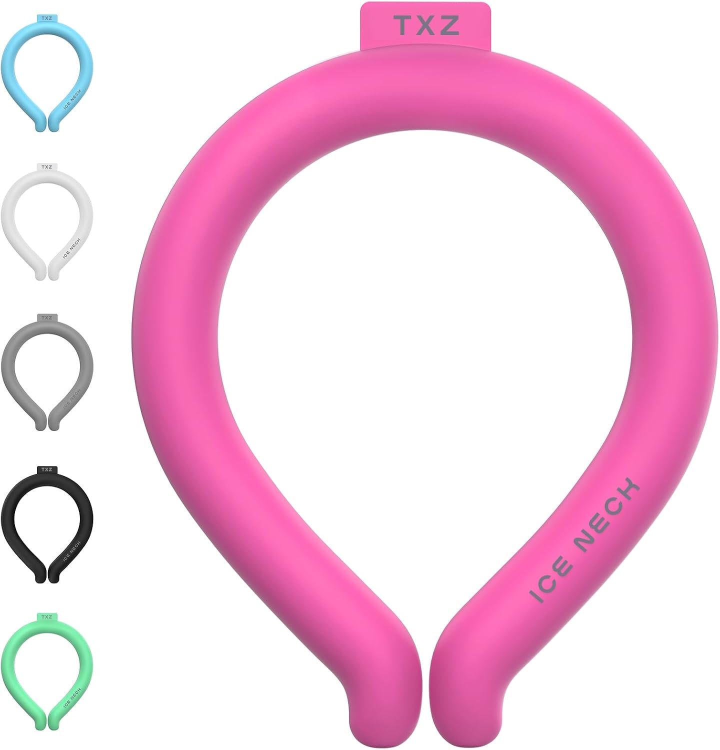 Cooling Neck Wrap – Reusable Wearable Ice Neck Cooling Tube with Quick-Freeze Gel