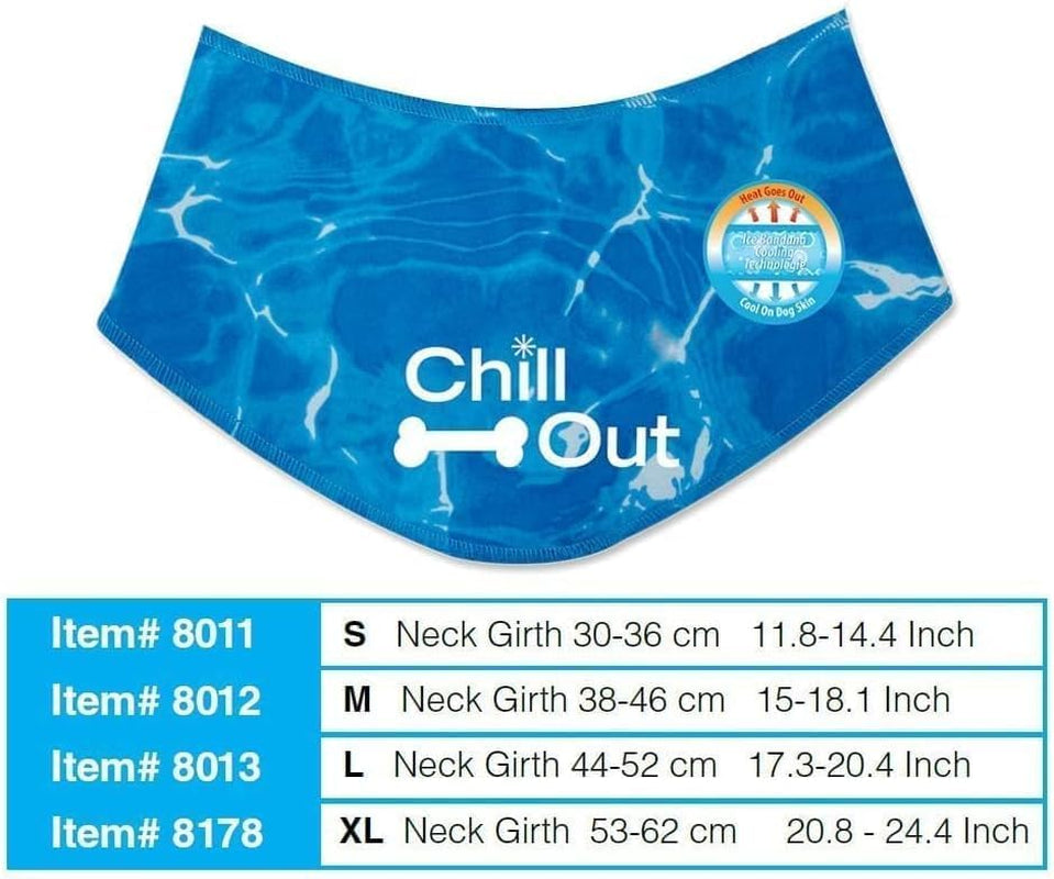 Dog Cooling Bandana – Reusable Cooling Neck Wrap