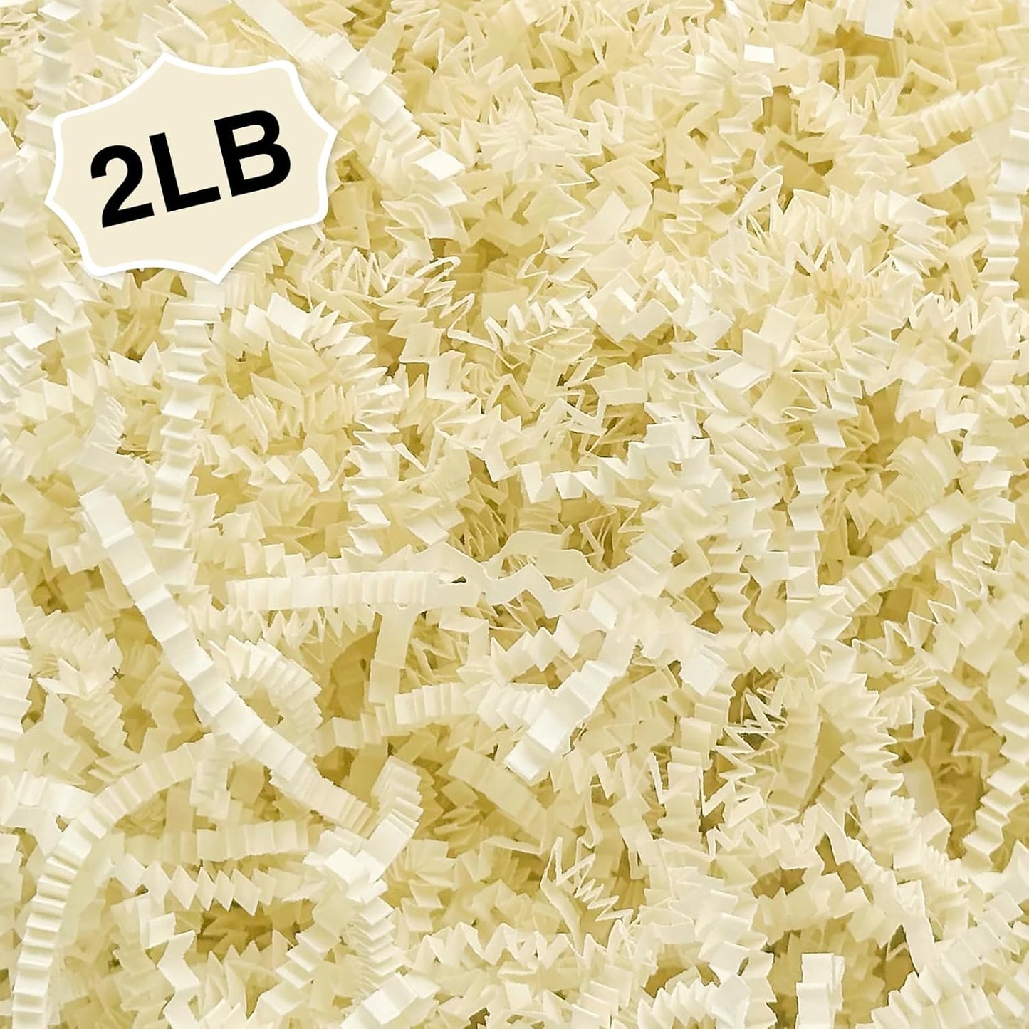 2LB Decorative Crinkle Paper Shred Filler – Gift Box, Bag & Basket Stuffing for Holidays & Special Occasions