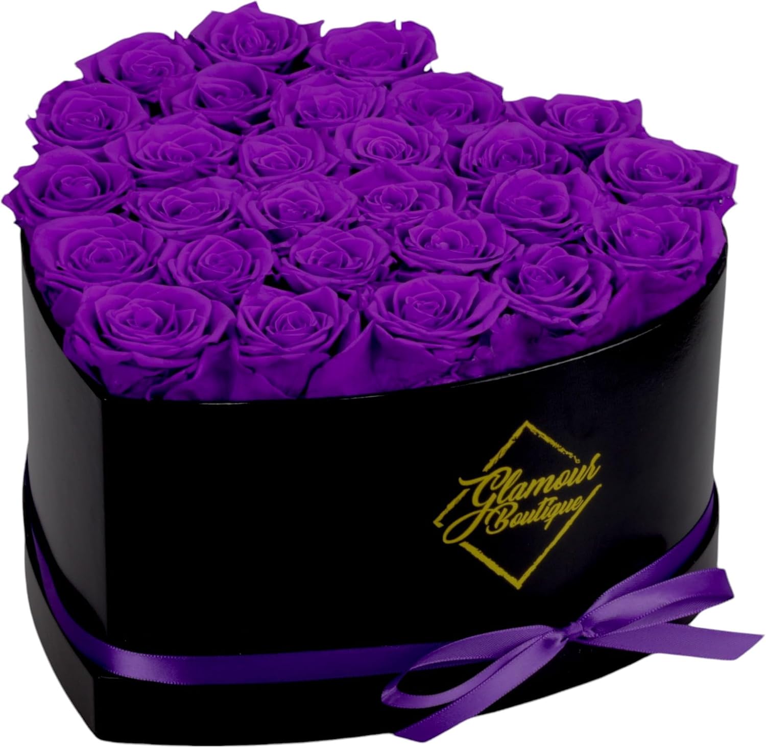 Forever Preserved Rose Heart Box – 27 Eternal Roses