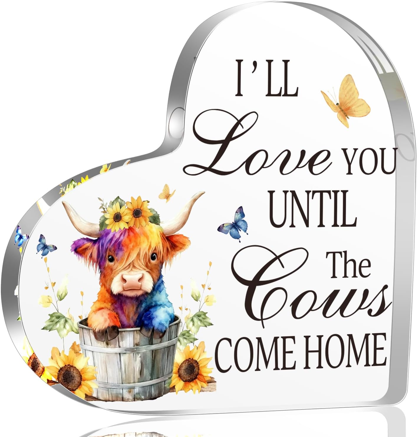 Meaningful Highland Cow Gifts for Women – Thoughtful Present for Friends, Daughter, Sister