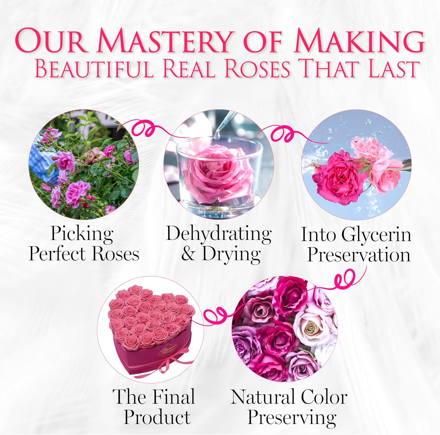 Forever Preserved Rose Heart Box – 27 Eternal Roses