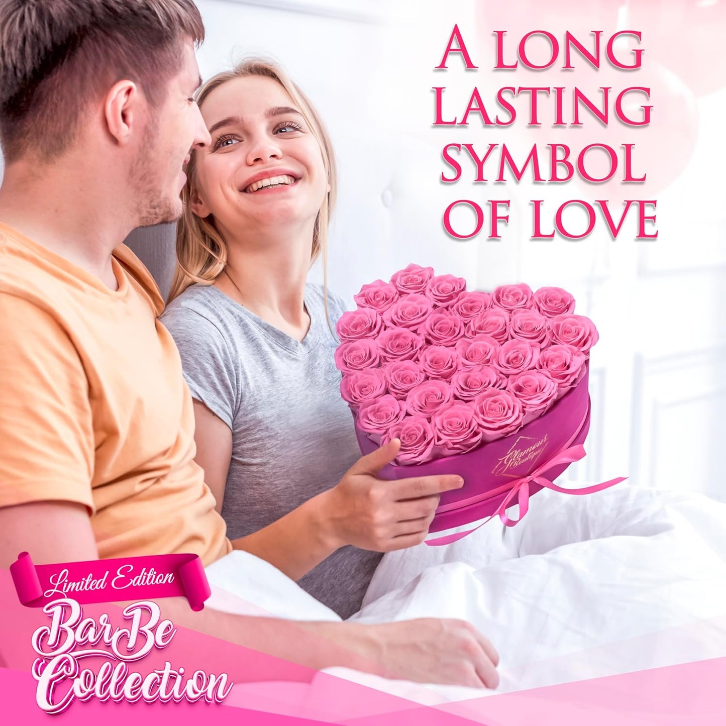Forever Preserved Rose Heart Box – 27 Eternal Roses