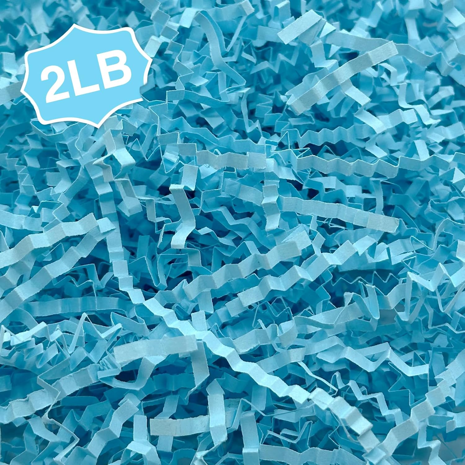 2LB Decorative Crinkle Paper Shred Filler – Gift Box, Bag & Basket Stuffing for Holidays & Special Occasions