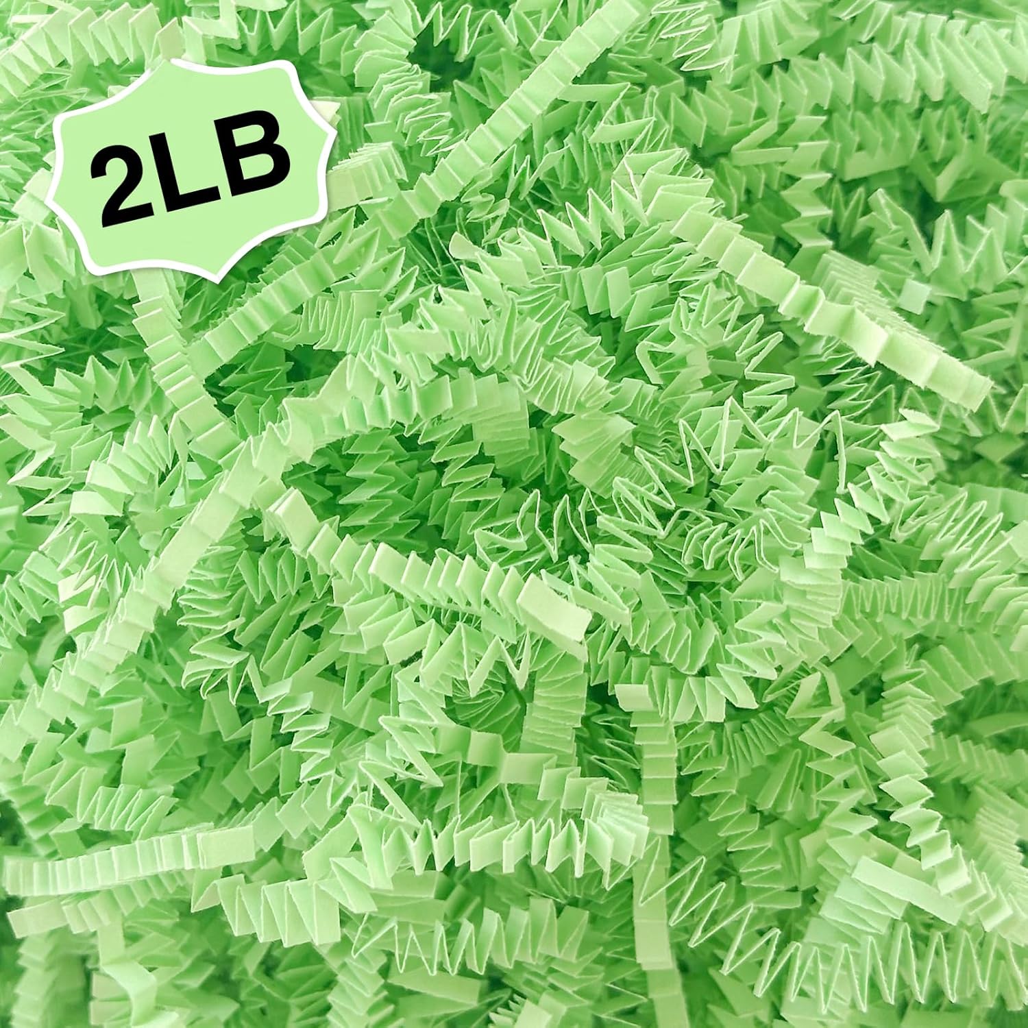 2LB Decorative Crinkle Paper Shred Filler – Gift Box, Bag & Basket Stuffing for Holidays & Special Occasions