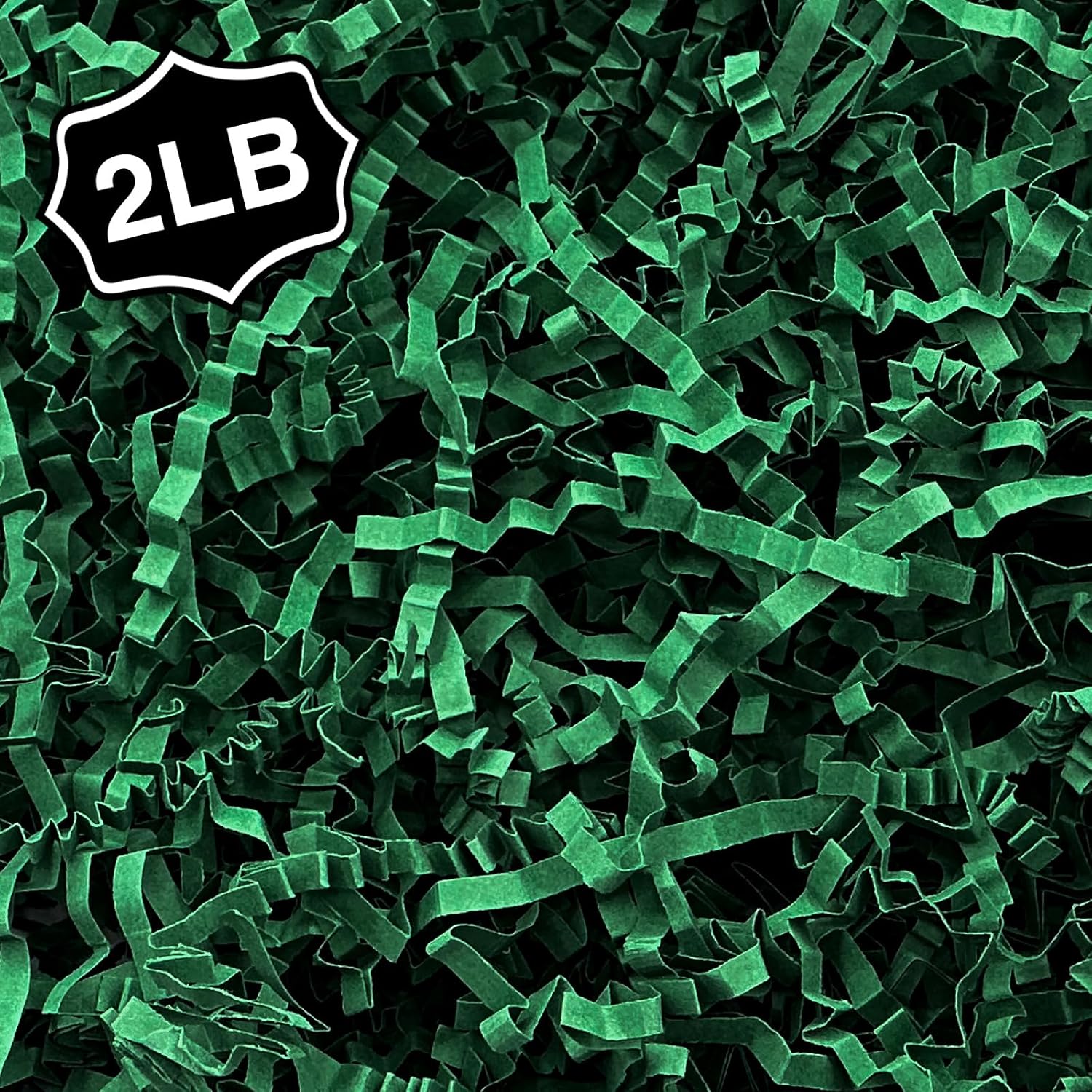 2LB Decorative Crinkle Paper Shred Filler – Gift Box, Bag & Basket Stuffing for Holidays & Special Occasions
