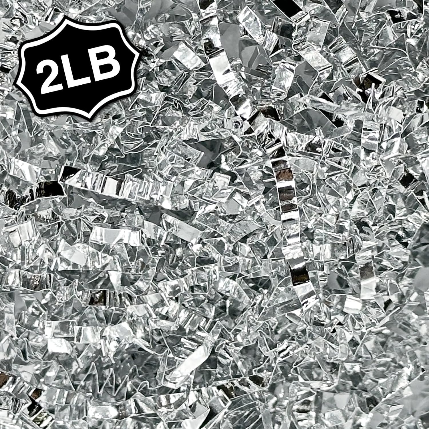 2LB Decorative Crinkle Paper Shred Filler – Gift Box, Bag & Basket Stuffing for Holidays & Special Occasions