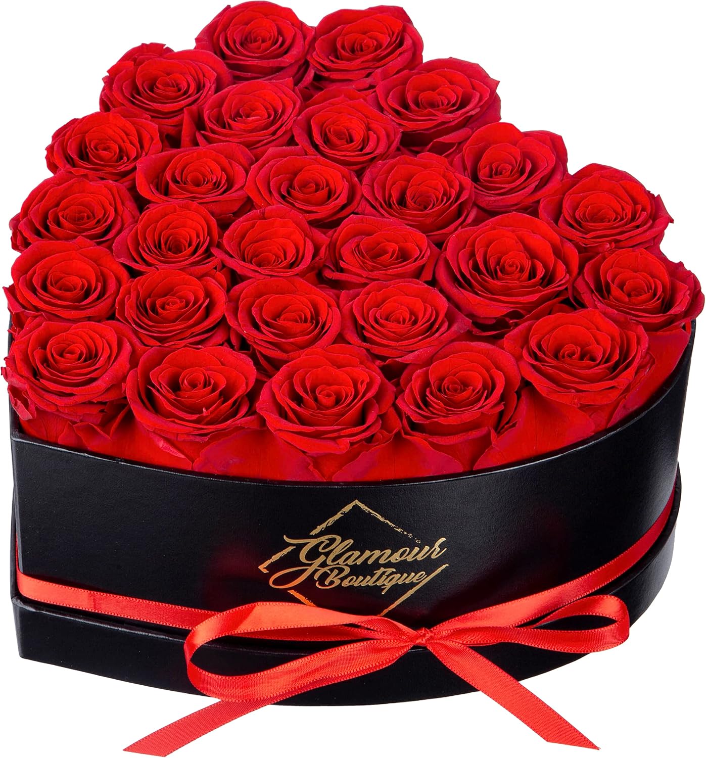 Forever Preserved Rose Heart Box – 27 Eternal Roses
