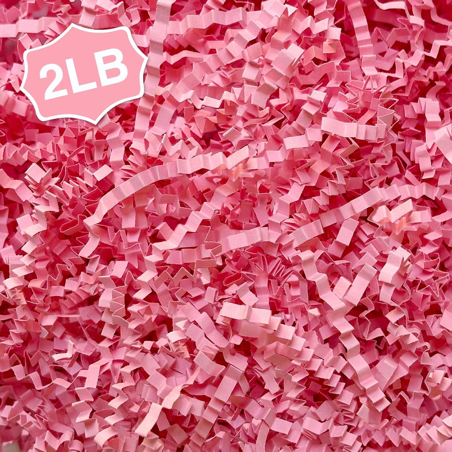 2LB Decorative Crinkle Paper Shred Filler – Gift Box, Bag & Basket Stuffing for Holidays & Special Occasions