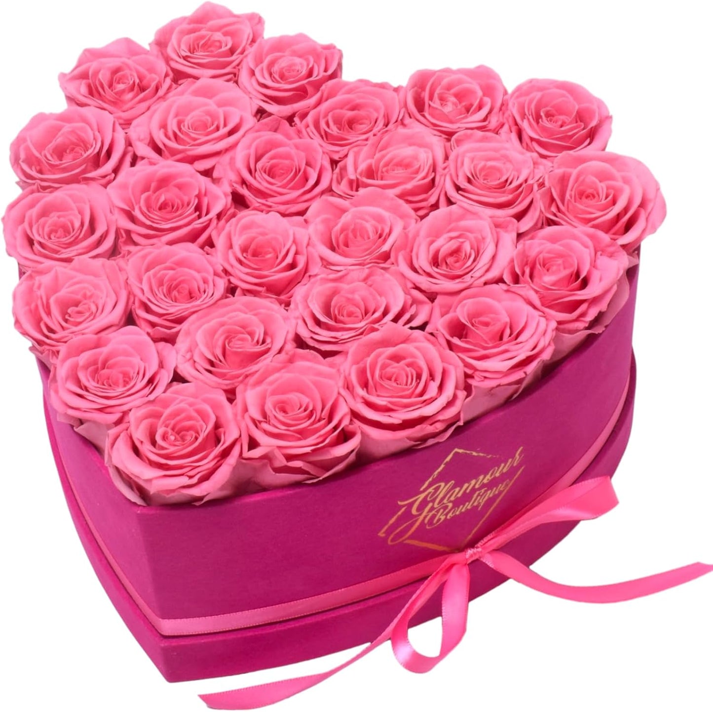 Forever Preserved Rose Heart Box – 27 Eternal Roses