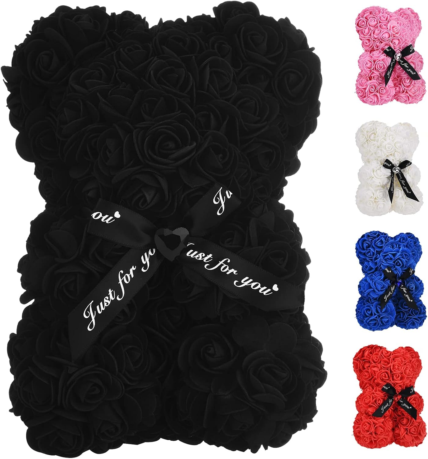 Artificial Rose Bear – Handmade Rose Flower Teddy Bear Gift