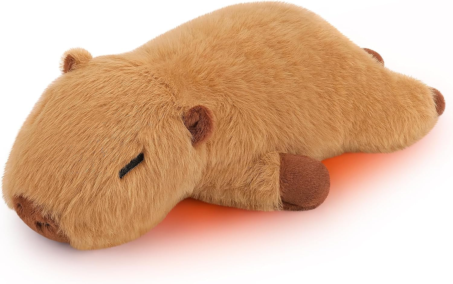 Capybara Microwavable Heating Pad Plush – 14-Inch Weighted Hot & Cold Therapy