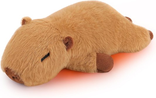 Capybara Microwavable Heating Pad Plush – 14-Inch Weighted Hot & Cold Therapy