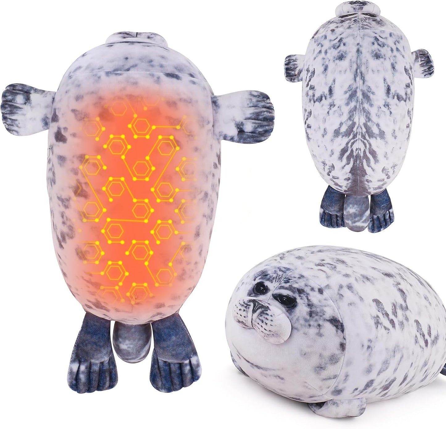 Capybara Microwavable Heating Pad Plush – 14-Inch Weighted Hot & Cold Therapy