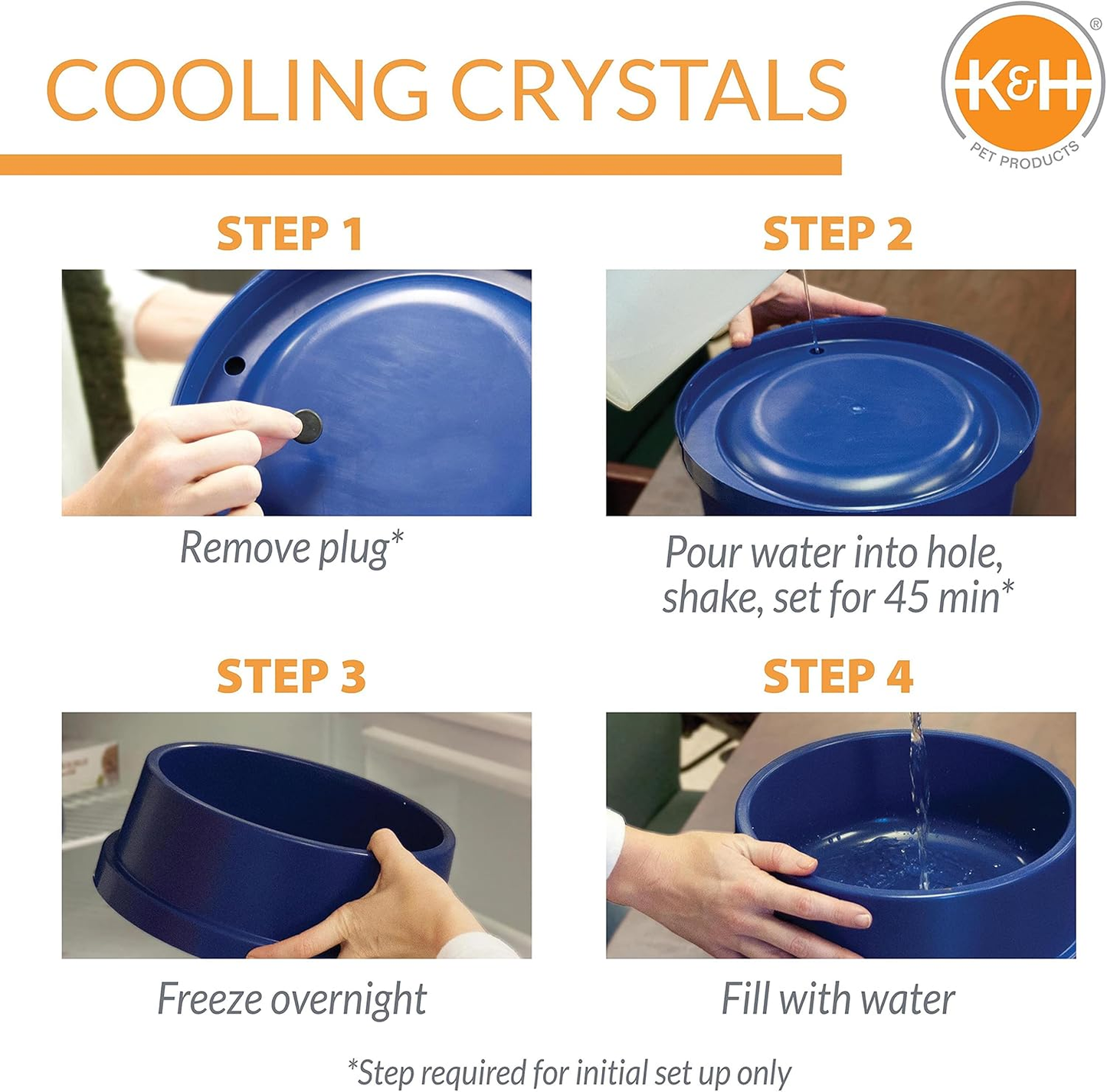 Insulated Cooling Pet Water Bowl – 96 oz Ice-Cold Water Bowl for Dogs and Cats