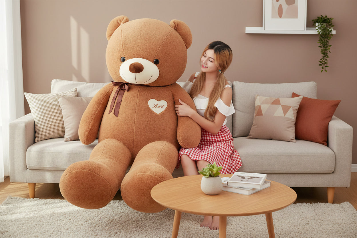 Large Plush Bear - Super Soft Huggable Companion 