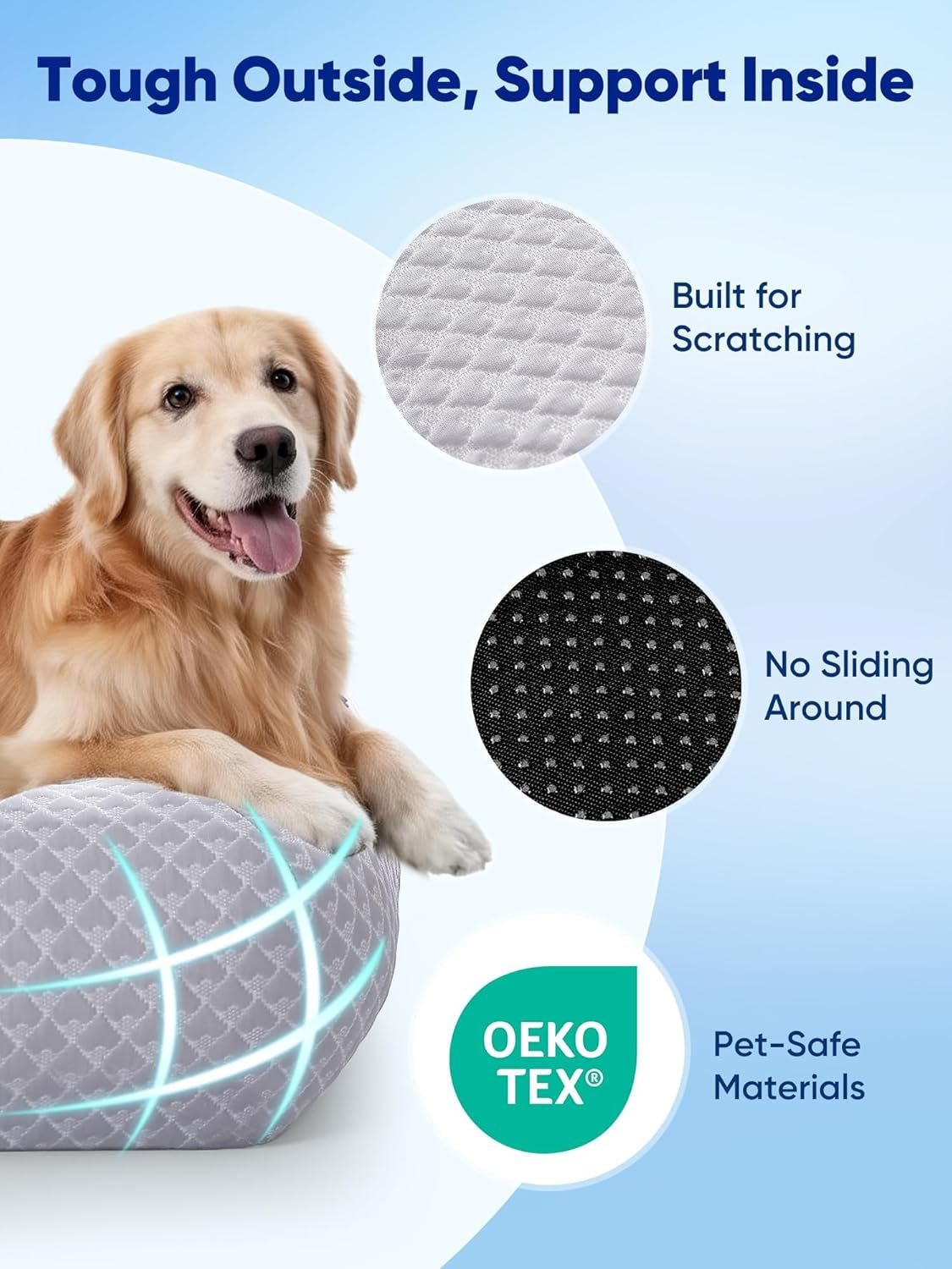 3-in-1 Large Dog Cooling Bed – Arc Chill