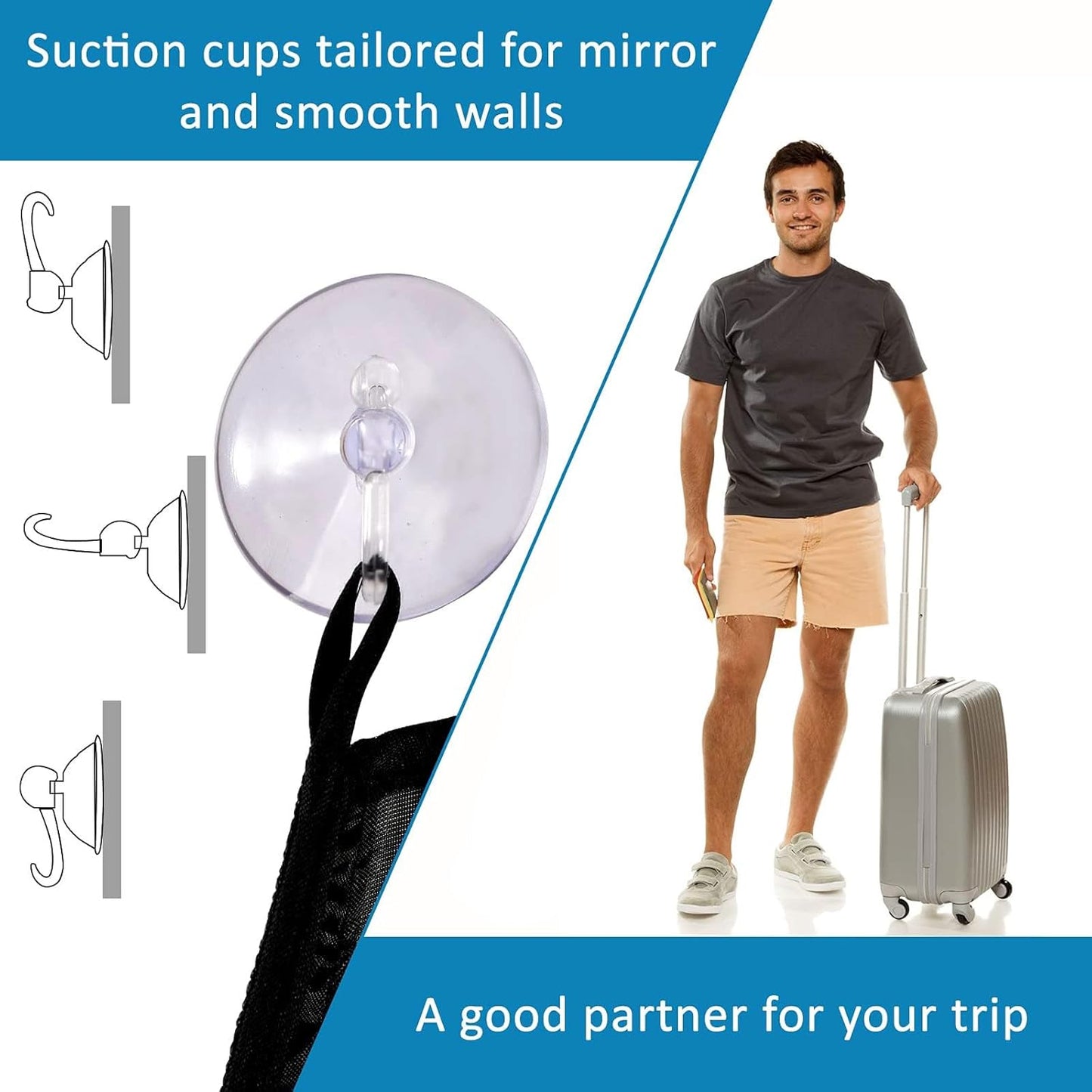 Beard Bib Apron for Men – Beard Trimming Catcher with Suction Cups, Waterproof Shaving Cape for Mess-Free Grooming