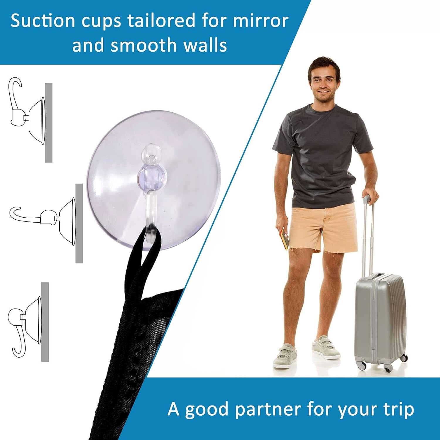 Beard Bib Apron for Men – Beard Trimming Catcher with Suction Cups, Waterproof Shaving Cape for Mess-Free Grooming