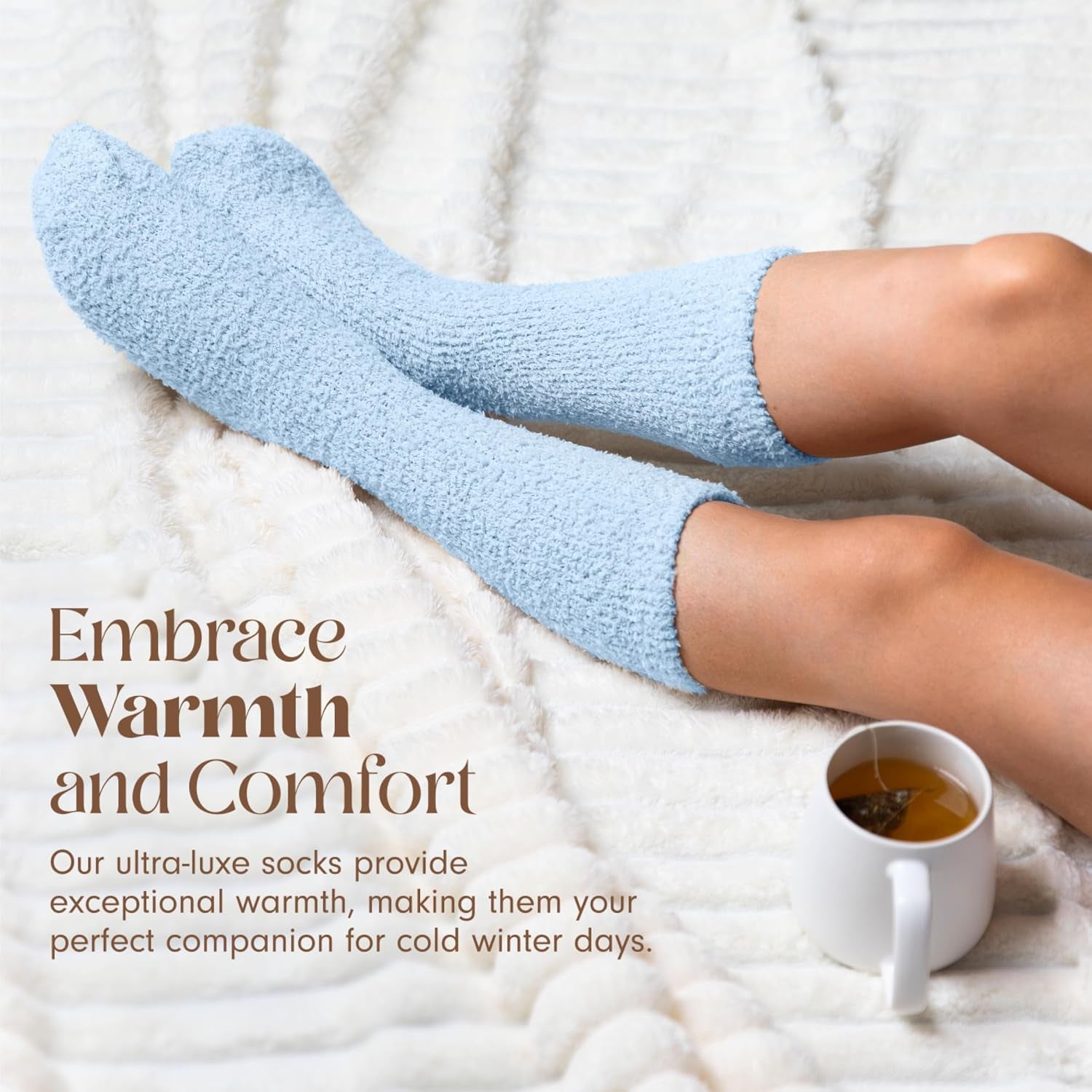 Warm & Cozy Ultra-Luxe Cloud Sock, Gift for Women & Men